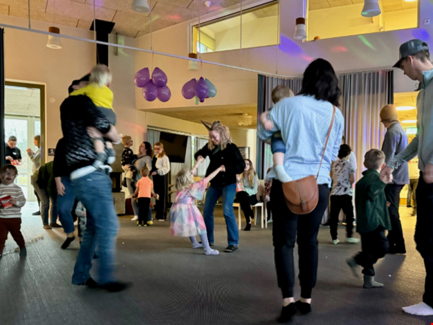 Disco i Stenhuset på Ågrenska.